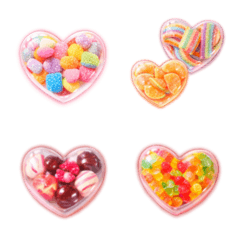 Plump Sweets Heart Stickers