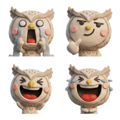 Moving 3D Horned Owl  26