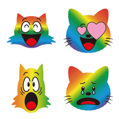 시카케 이모티콘 고양이 애니메이션