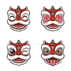 Lion Dance - Festive Vibes: 33X Emojis