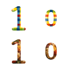 工作-日常-活動實用標籤 彩色數字篇