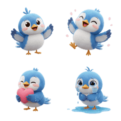 Blue Bird of Happiness: Warm Message