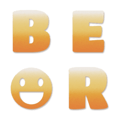 ビール カラー アルファベット