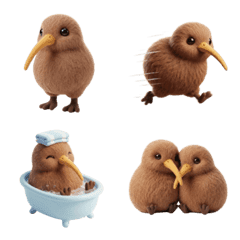 Easy to use! Relaxing Kiwi Emoji