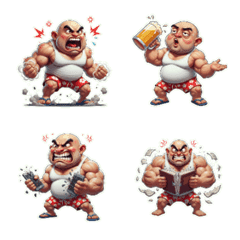 분노 폭발! 테이블 치며 고함치는 아저씨