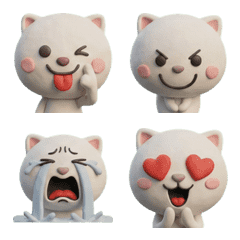 Moving 3D Persian Cat  26