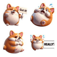 뚠뚠보 먹보 코기