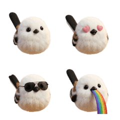 Easy to use! Relaxing long-tailed tit