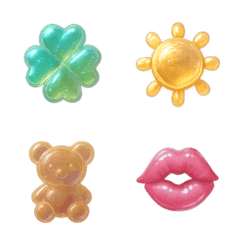 ぷっくり立体シール絵文字（再販）