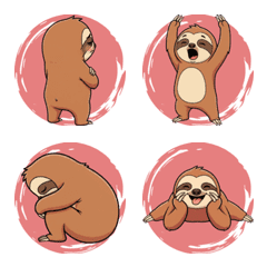 Sloth Takes It Slow (Red)
