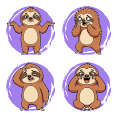 Sloth Takes It Slow (Purple)