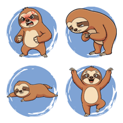 Sloth Takes It Slow (Blue)