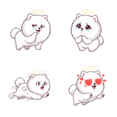 Anjing Kepala Besar Mata Berkacakaca Pen