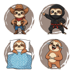 Sloth Takes It Slow (Brown)