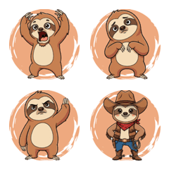 Sloth Takes It Slow (Orange)