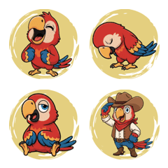 Macaw's Colorful Mood (Yellow)