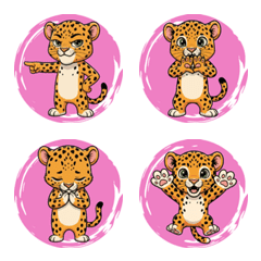 Leopard's Swift Response (Pink)