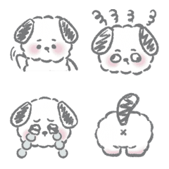 A little dog with eyebrows-Mantou