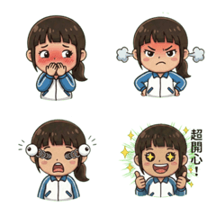 Lively Girl: Everyday Stickers 1