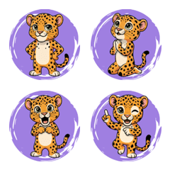 Leopard's Swift Response (Purple)