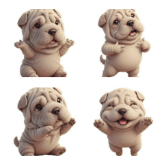 お願い！でか頭わんこ