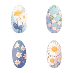 Dreamy Floral Nail Art
