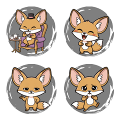 Fennec Fox with Big Ears (Black)