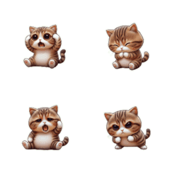 Chubby ShortLegged Cats Paw Pad Atta