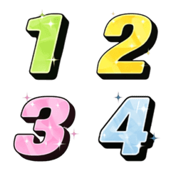 ตัวเลขพาสเทล วิ้งคิวท์