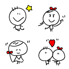 cute everyday smile reaction emoji