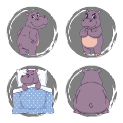 Hippo's Gentle Mood (Black)