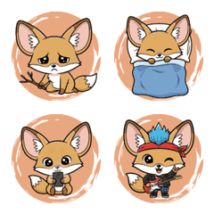 Fennec Fox with Large Ears (Orange)