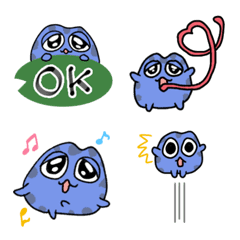 Dendrobates azureus emoji