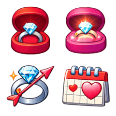 약혼 반지 세트