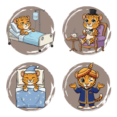 Leopard's Swift Response (Brown)