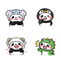 Panda's various expressions