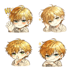 Sunny Blonde Boy (Emoji)