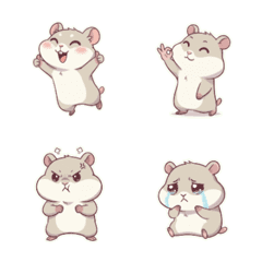 ปฏิกิริยาของหนูสีเทาตัวน้อยที่ตกใจจนกินม