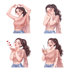 Angela so cute (girl friend) emoji