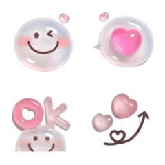 ぷっくりシール風絵文字【1】