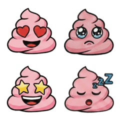 ピンクのうんこ絵文字