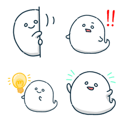 Simple Obake-chan emoji