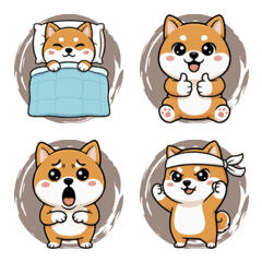 ชีวิตประจำวันของสุนัขชิบะอินุ (สีน้ำตาล)