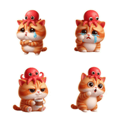 แมวปลาหมึกหนวดเต้นระบำยิ้มแป้น