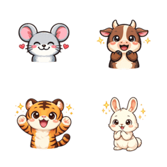 12 Thai Zodiac Signs (Set 1)