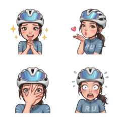 Bicycle RURU's Emoji Stickers