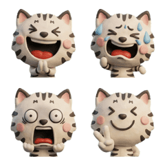 แมวลายคลาสสิก 3D ขยับ  26