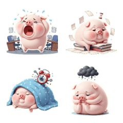 Dont Disturb Me! The Pink Pig is Ang