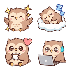 Fluffy Owl: Daily Healing Emojis