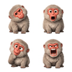 Japanese Macaque 3D